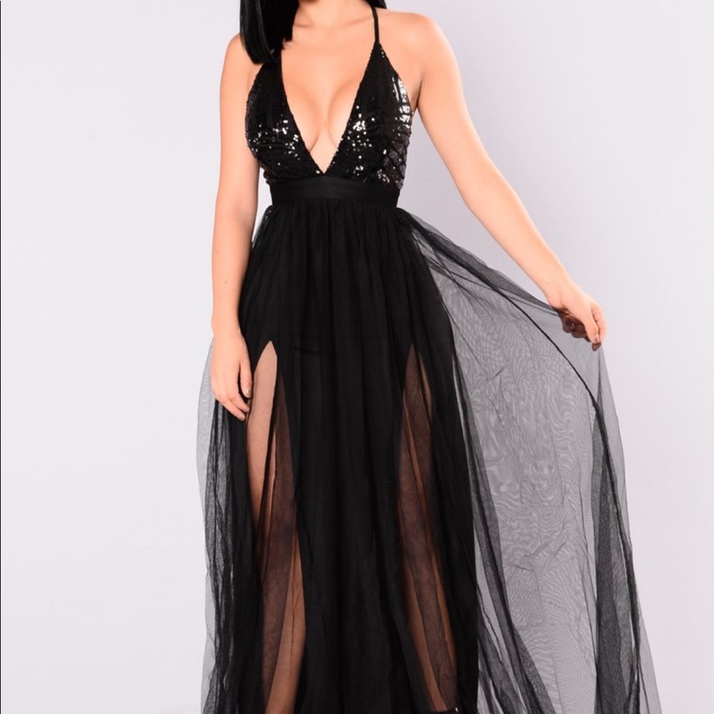 Fashion nova sequin too dress size small